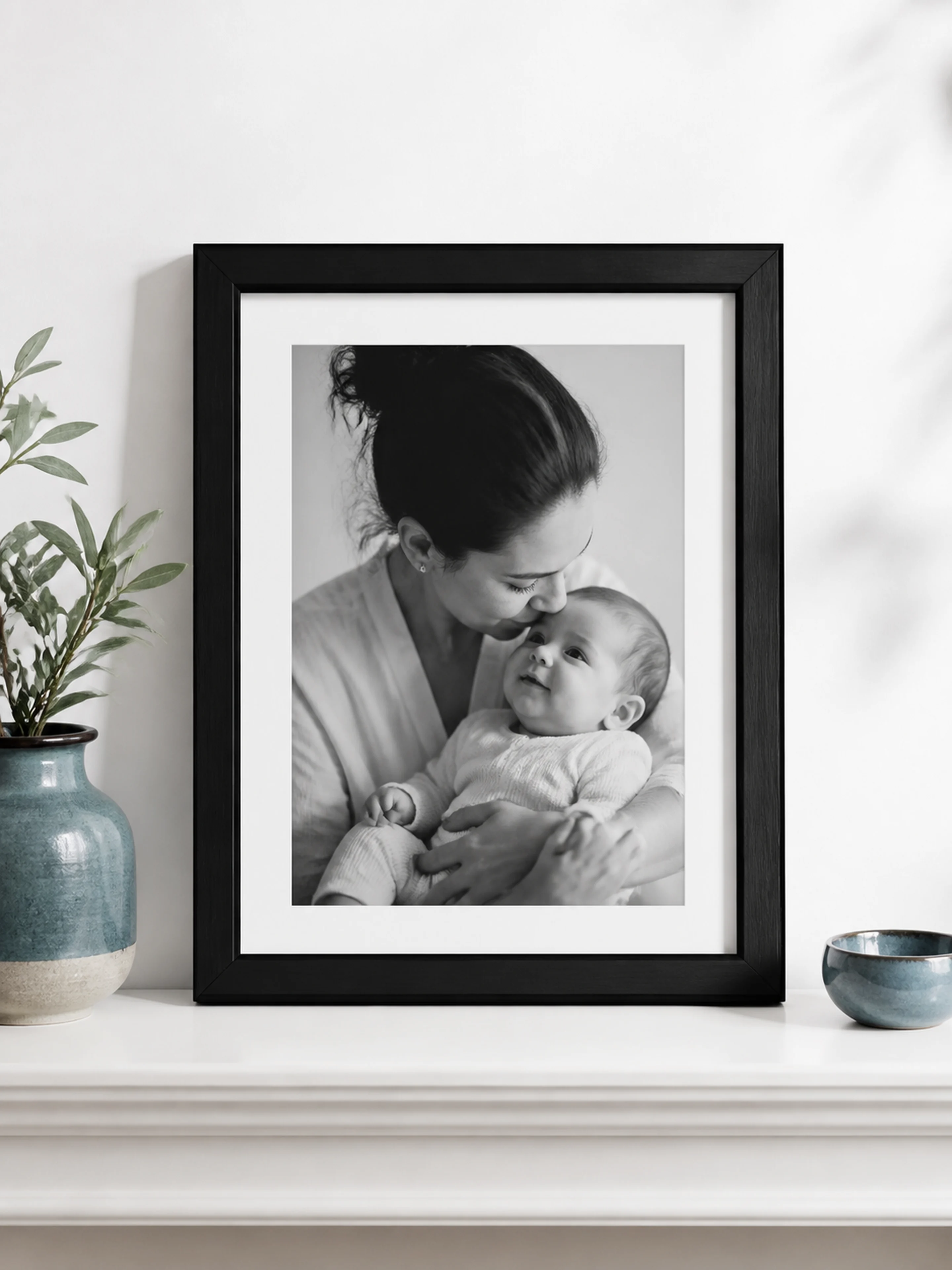 Custom framed portrait photo by Infikre